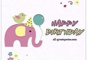 How to Send Animated Birthday Card On Facebook Happy Birthday Cute Elephant Balloon Animated Card for