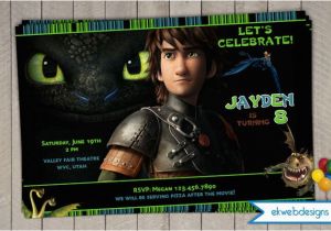 How to Train Your Dragon Birthday Invitations How to Train Your Dragon 2 Birthday Invitation by Ekwebdesigns