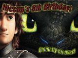 How to Train Your Dragon Birthday Invitations How to Train Your Dragon 2 Birthday Invitation Kustom