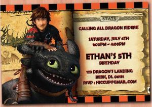 How to Train Your Dragon Birthday Invitations How to Train Your Dragon Birthday Invitation Printable