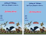 How to Train Your Dragon Birthday Invitations How to Train Your Dragon Birthday Invitations Birthday