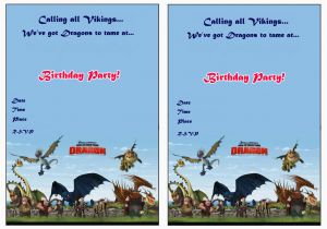 How to Train Your Dragon Birthday Invitations How to Train Your Dragon Birthday Invitations Birthday