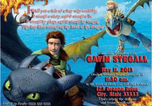 How to Train Your Dragon Birthday Invitations How to Train Your Dragon Boy Customizable Birthday Invitation