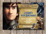 How to Train Your Dragon Birthday Invitations Personalised How to Train Your Dragon Birthday Invitations