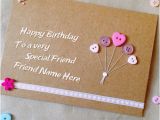 How to Write A Birthday Card for A Friend Birthday Card for Best Friends with Name