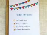 How to Write A Birthday Card for A Friend Nice Birthday Wishes Favorite Friends Name Wish Card Pics