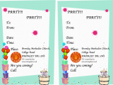 How to Write A Birthday Invitation Card Writing A Birthday Invitation Best Party Ideas