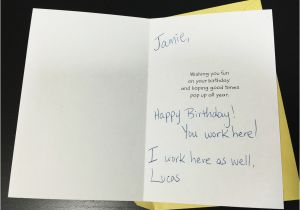 How to Write A Funny Birthday Card What to Write In A Birthday Card for My Co Worker who 39 S