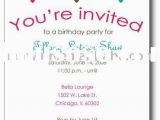 How to Write Invitation Card for Birthday Party Birthday Invites Awesome Party Invitations Wording