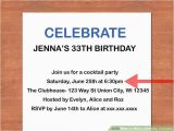 How to Write Invitation Card for Birthday Party How to Write A Birthday Invitation 14 Steps with Pictures