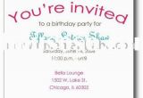 How to Write Invitation for Birthday Party Example Birthday Invites Awesome Party Invitations Wording