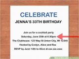 How to Write Invitation for Birthday Party Example How to Write A Birthday Invitation 14 Steps with Pictures