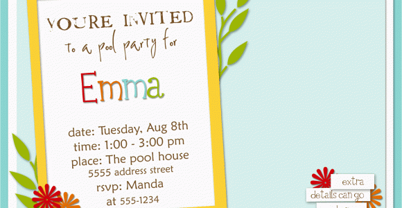 How to Write Invitation for Birthday Party Example How to Write A Birthday Invitation Eysachsephoto Com