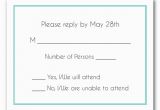 How to Write Rsvp On Birthday Invitation Tiffany Blue Border On White Rsvp Cards Reply Cards