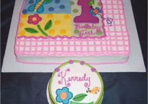 Hugs and Stitches 1st Birthday Girl Hugs Stitches 1st Birthday Cake Cakecentral Com