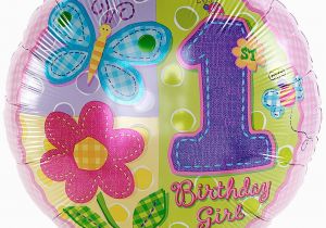 Hugs and Stitches 1st Birthday Girl Hugs Stitches Girl 39 S 1st Birthday Foil Balloon