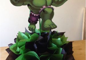 Hulk Birthday Decorations the Incredible Hulk Centerpiece Party by Cutecreationshop1