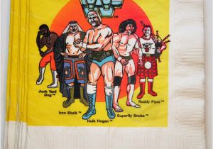 Hulk Hogan Birthday Card 1980 S Gi Joe and Wwf Birthday Party Napkins Collections