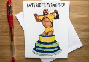 Hulk Hogan Birthday Card 80s Pro Wrestling Birthday Card Wrestling Fans Birthday
