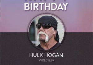 Hulk Hogan Birthday Card Hulk Hogan 39 S Birthday Celebration Happybday to