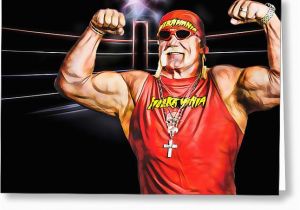 Hulk Hogan Birthday Card Hulk Hogan Greeting Cards for Sale