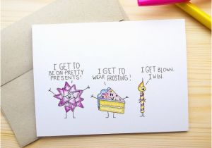 Humor Birthday Cards for Him Funny Birthday Card for Him Dirty Birthday Card Birthday