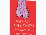 Humor Birthday Cards for Him Funny Rude Birthday Card for Men Him 40th 50th 60th