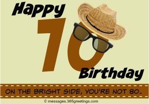 Humorous 70th Birthday Cards 70th Birthday Wishes and Messages 365greetings Com