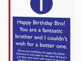 Humorous Birthday Cards for Brother Brainbox Candy Brother Bro Birthday Greeting Cards Funny