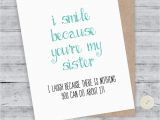 Humorous Birthday Cards for Sister Funny Sister Birthday Card Sister Birthday Sister by