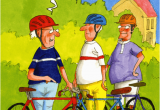 Humorous Cycling Birthday Cards Funny Greeting Card Trouble Pedalling Wrinklies