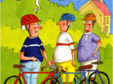 Humorous Cycling Birthday Cards Funny Greeting Card Trouble Pedalling Wrinklies