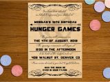 Hunger Games Birthday Invitations 6 Best Images Of Hunger Games Birthday Invitations