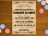 Hunger Games Birthday Invitations 6 Best Images Of Hunger Games Birthday Invitations