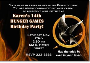 Hunger Games Birthday Invitations Hunger Games Birthday Invitations Candy Wrappers Thank