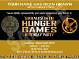 Hunger Games Birthday Invitations Hunger Games Party Ideas and Games