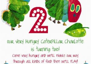Hungry Caterpillar Birthday Invites the Very Hungry Caterpillar by Eric Carle Birthday Party