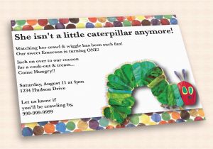 Hungry Caterpillar Birthday Invites Very Hungry Caterpillar Birthday Invitation by Cuttlefishg