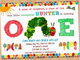 Hungry Caterpillar Birthday Invites Very Hungry Caterpillar Invitation First by