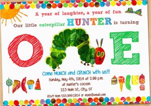 Hungry Caterpillar Birthday Invites Very Hungry Caterpillar Invitation First by