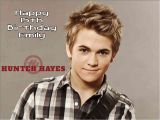 Hunter Hayes Birthday Card A4 Hunter Hayes Personalised Edible Icing or Wafer Paper