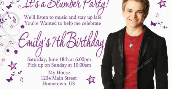 Hunter Hayes Birthday Card Personalized Photo Invitations Cmartistry Personalized