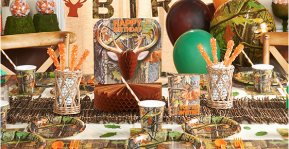 Hunting Birthday Decorations Camouflage Hunting theme Party Fun Happy and Blessed Home