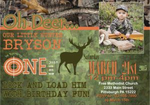 Hunting themed Birthday Invitations Deer Hunting theme Birthday Invitation Camo Digital Printable