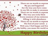 Husband Birthday Cards Sayings Birthday Poems for Husband Wishesmessages Com