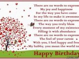 Husband Birthday Cards Sayings Birthday Poems for Husband Wishesmessages Com