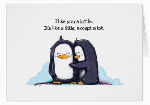 I Like You Birthday Card I Like You A Lottle Greeting Card Zazzle Com