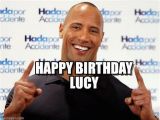 I Love Lucy Happy Birthday Meme Happy Birthday Lucy Dwayne Johnson Meme Su Memegen