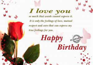 I Love You and Happy Birthday Quotes Birthday Wishes for Wife Birthday Images Pictures