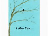 I Miss You Birthday Cards I Miss You Greeting Card From original Painting Zazzle